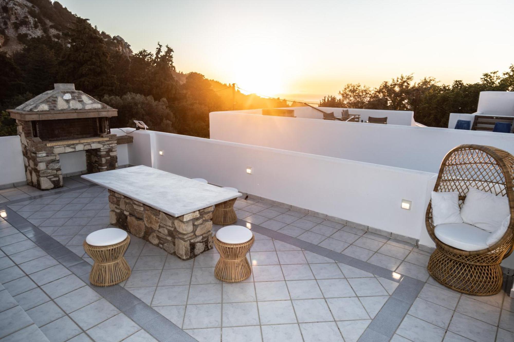 Willa Giannis & Maria Sunset House Lagoudi Zia Zewnętrze zdjęcie